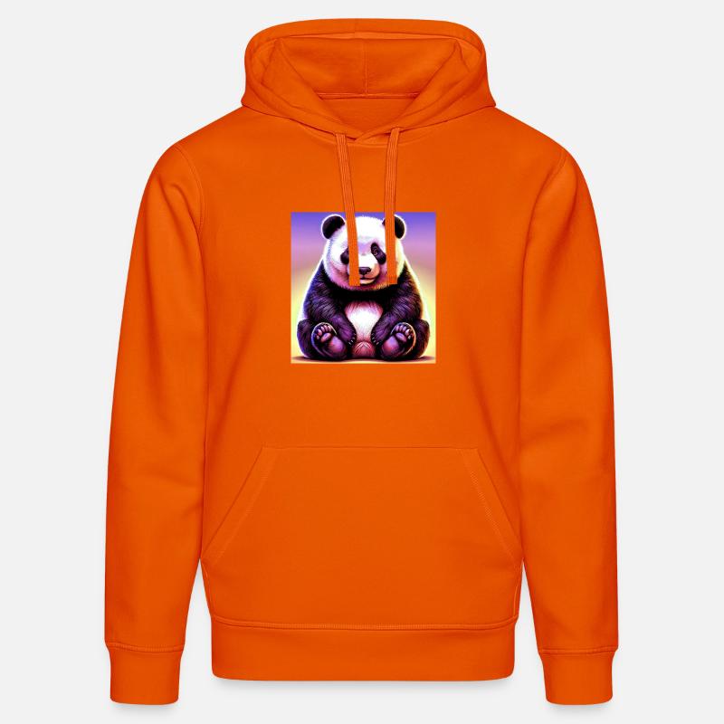 panda - Sweat à capuche bio DRUMMER Stanley/Stella Unisexe - orange profond