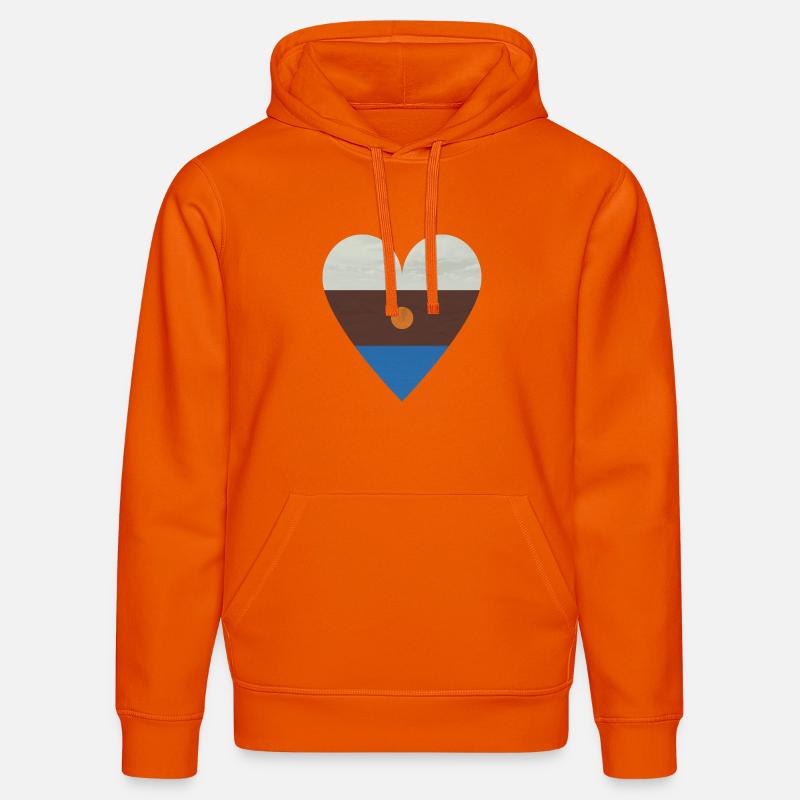 4 éléments - Sweat à capuche bio DRUMMER Stanley/Stella Unisexe - orange profond