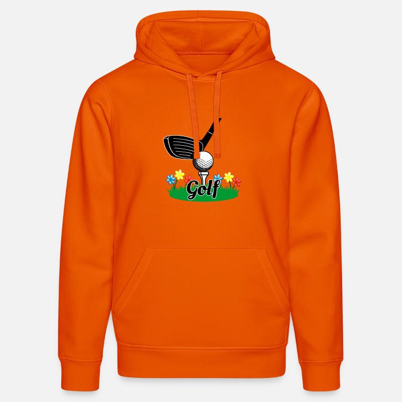 Bâton de golf - Sweat à capuche bio DRUMMER Stanley/Stella Unisexe - orange profond