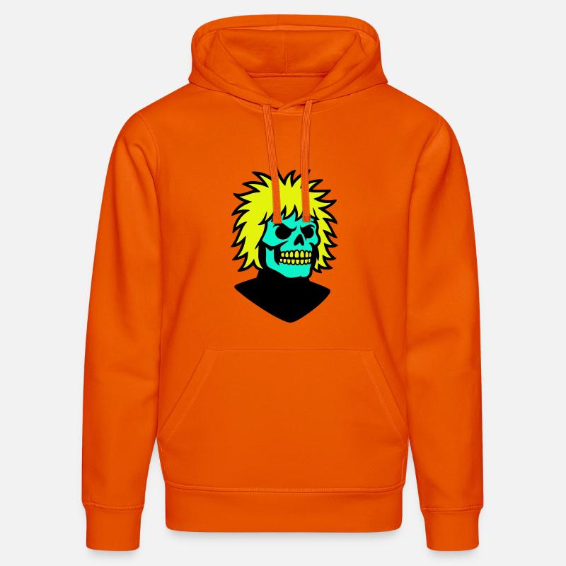Skullman avec une coiffure cool - Sweat à capuche bio DRUMMER Stanley/Stella Unisexe - orange profond