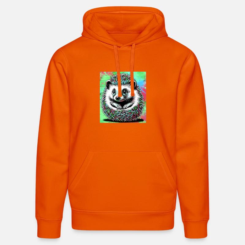 hérisson - Sweat à capuche bio DRUMMER Stanley/Stella Unisexe - orange profond