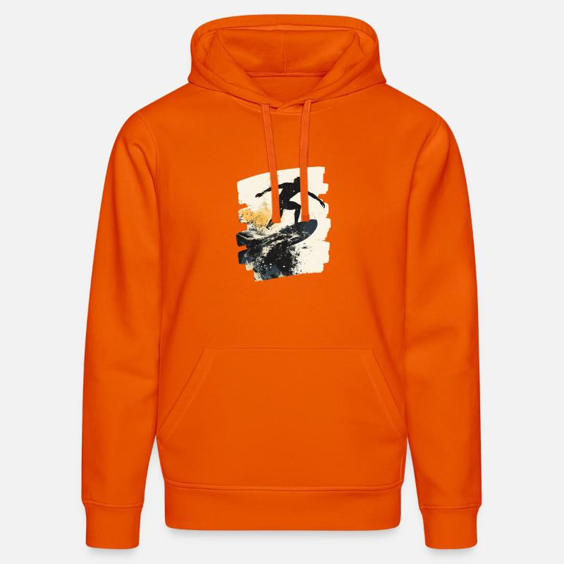 Surfeur Surf Planche de surf Surf - Sweat à capuche bio DRUMMER Stanley/Stella Unisexe - orange profond