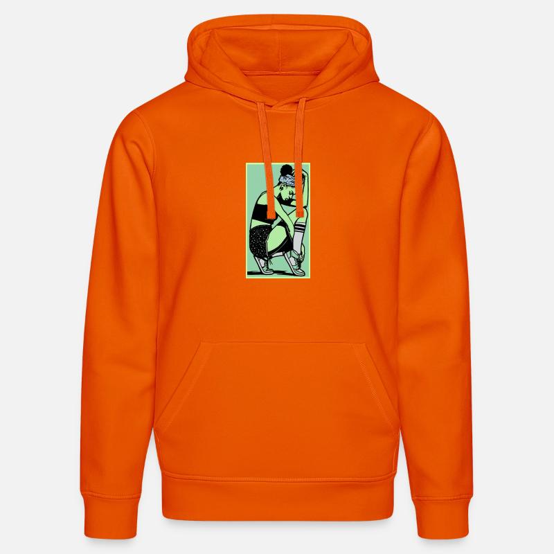 Danseuse #5 - Sweat à capuche bio DRUMMER Stanley/Stella Unisexe - orange profond