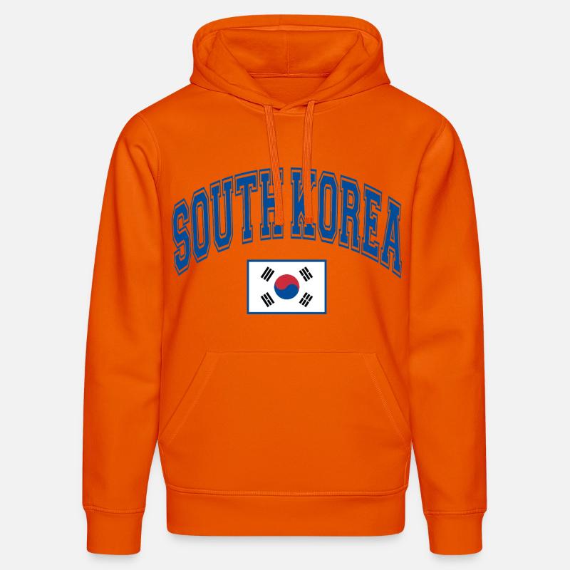 Corée du Sud - Sweat à capuche bio DRUMMER Stanley/Stella Unisexe - orange profond