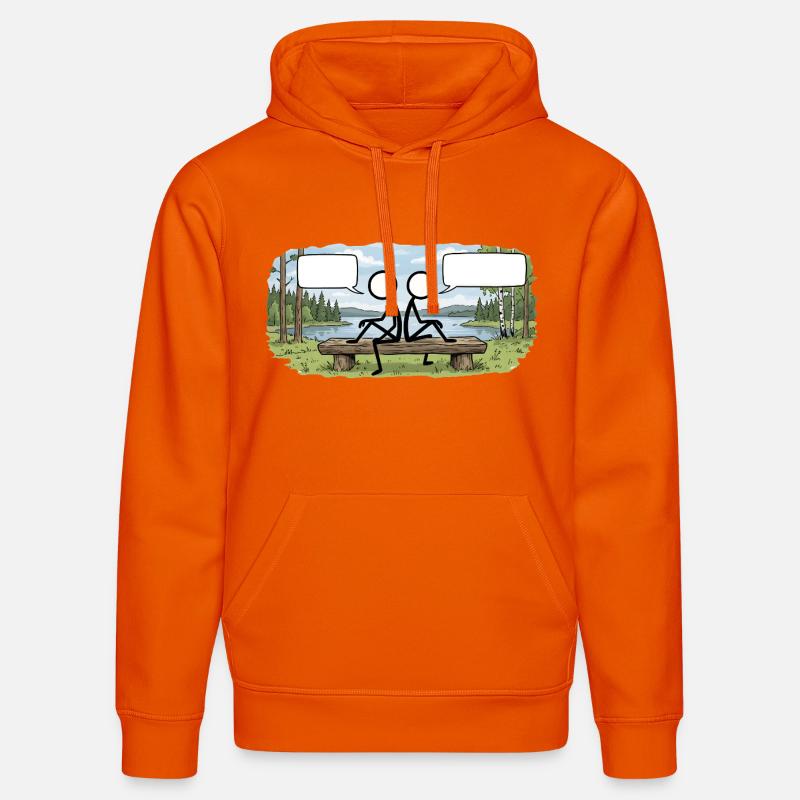 Savo Guys Duo 1 Par Nature - Sweat à capuche bio DRUMMER Stanley/Stella Unisexe - orange profond