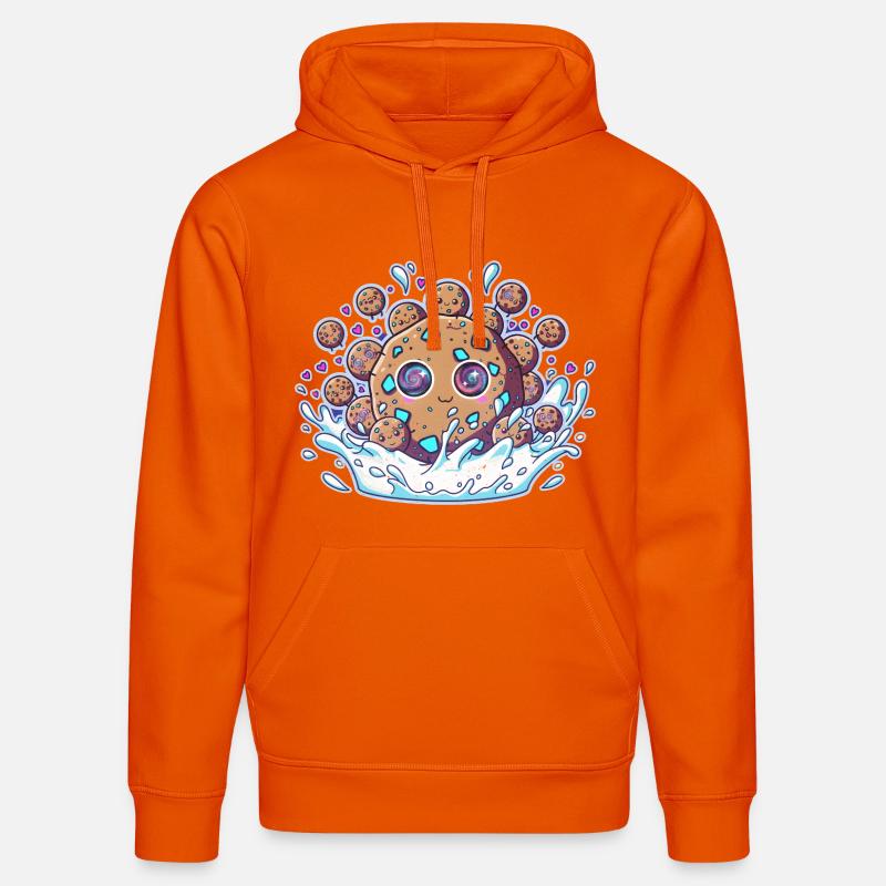 Biscuit au lait dans l’espace - Sweat à capuche bio DRUMMER Stanley/Stella Unisexe - orange profond