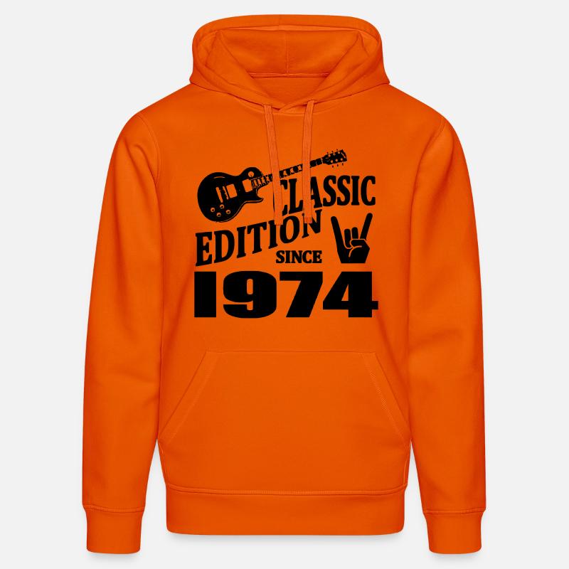 Edition classique depuis 1974 - Sweat à capuche bio DRUMMER Stanley/Stella Unisexe - orange profond