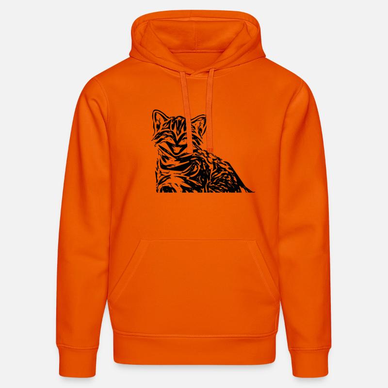 chat - Sweat à capuche bio DRUMMER Stanley/Stella Unisexe - orange profond