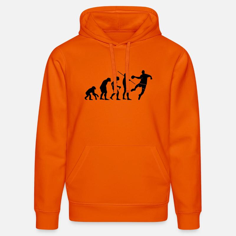 Handball Evolution - Sweat à capuche bio DRUMMER Stanley/Stella Unisexe - orange profond