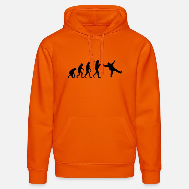 Evolution : Drunk - Stanley/Stella Unisex Bio-Hoodie DRUMMER  - Tieforange