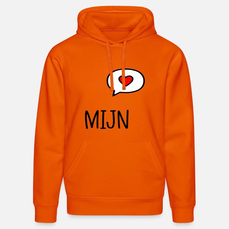 Cœur de la Relation - Anglais Mon - Sweat à capuche bio DRUMMER Stanley/Stella Unisexe - orange profond
