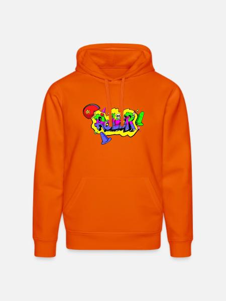 ROLLER - Sweat à capuche bio DRUMMER Stanley/Stella Unisexe - orange profond