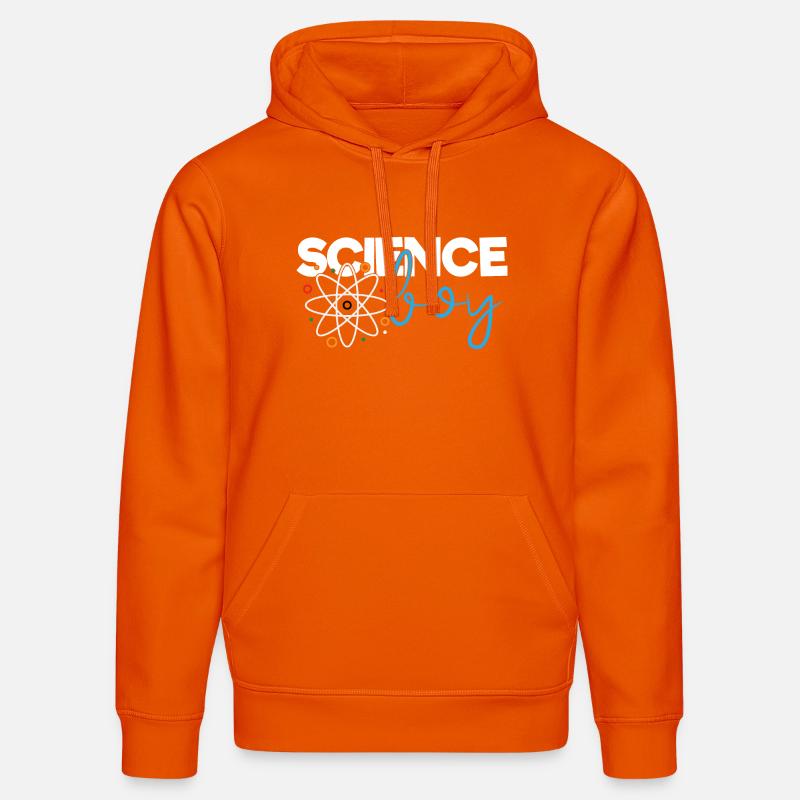 Garçon de science - Sweat à capuche bio DRUMMER Stanley/Stella Unisexe - orange profond