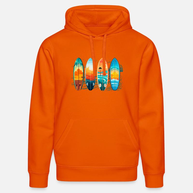 Planches Surf - Sweat à capuche bio DRUMMER Stanley/Stella Unisexe - orange profond