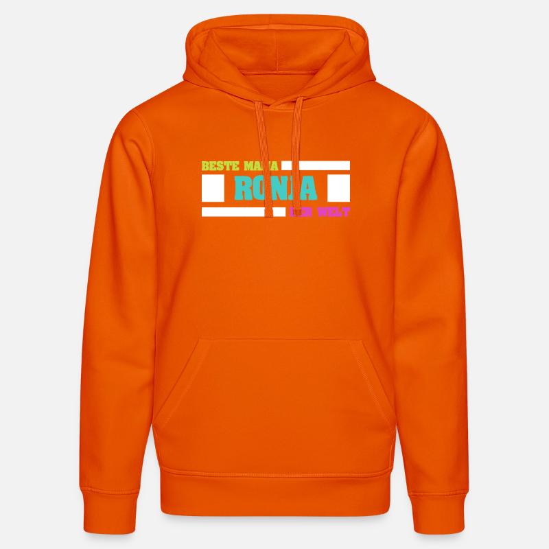 Mutter Ronja - Stanley/Stella Unisex Bio-Hoodie DRUMMER  - Tieforange