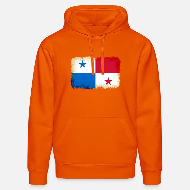 Panama en tant que Panama - Sweat à capuche bio DRUMMER Stanley/Stella Unisexe - orange profond