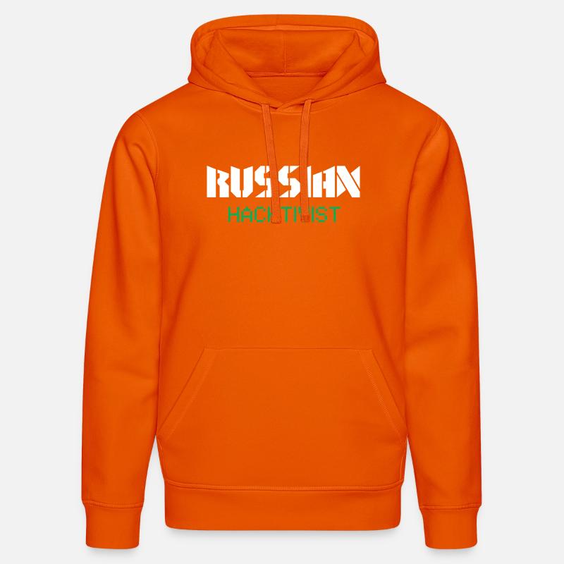 Conception de cybersécurité par hacktiviste russe - Sweat à capuche bio DRUMMER Stanley/Stella Unisexe - orange profond