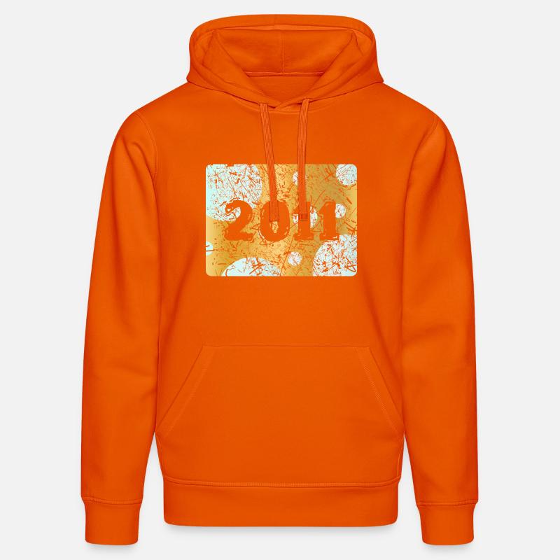 Numéro 2011 - Sweat à capuche bio DRUMMER Stanley/Stella Unisexe - orange profond