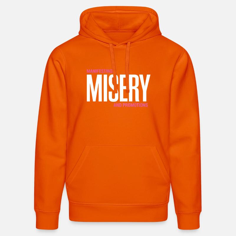 Manifeste de la misère Tee - Sweat à capuche bio DRUMMER Stanley/Stella Unisexe - orange profond