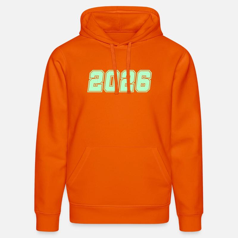 2026-- - Sweat à capuche bio DRUMMER Stanley/Stella Unisexe - orange profond