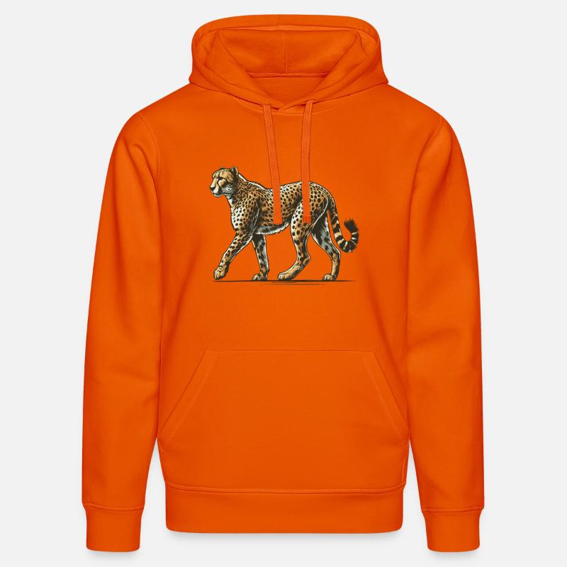 Guépard - Sweat à capuche bio DRUMMER Stanley/Stella Unisexe - orange profond