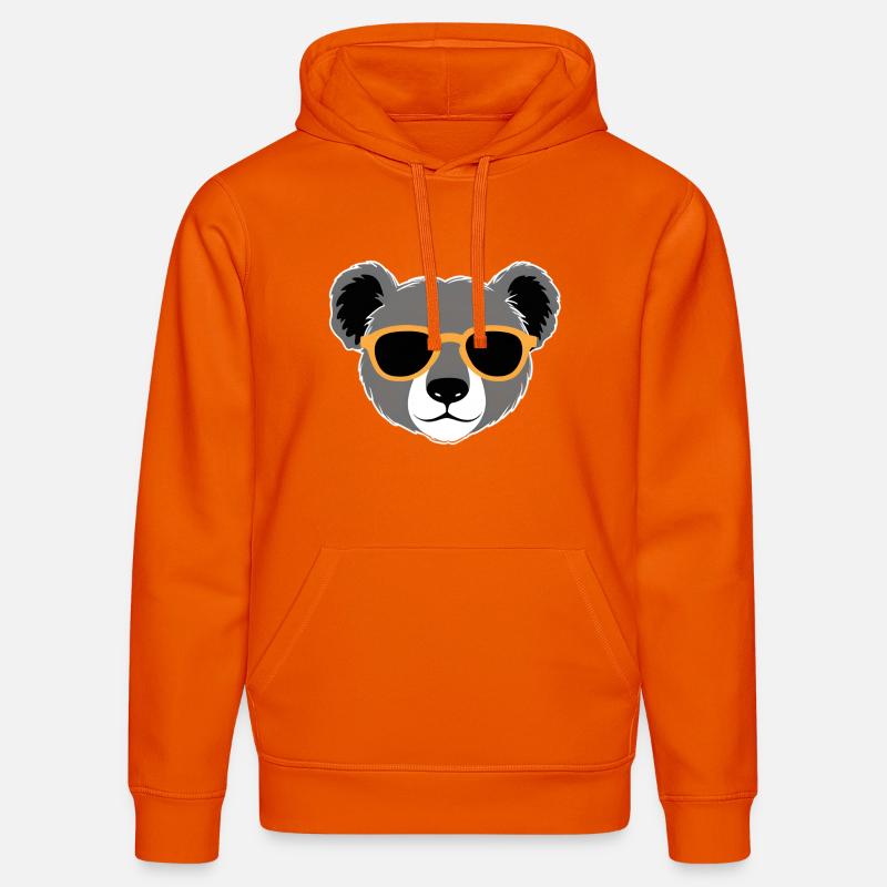 Lunettes de soleil Koala Look d’été - Sweat à capuche bio DRUMMER Stanley/Stella Unisexe - orange profond