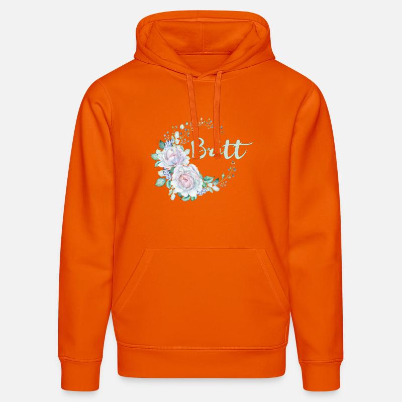 Pour Britt - Sweat à capuche bio DRUMMER Stanley/Stella Unisexe - orange profond