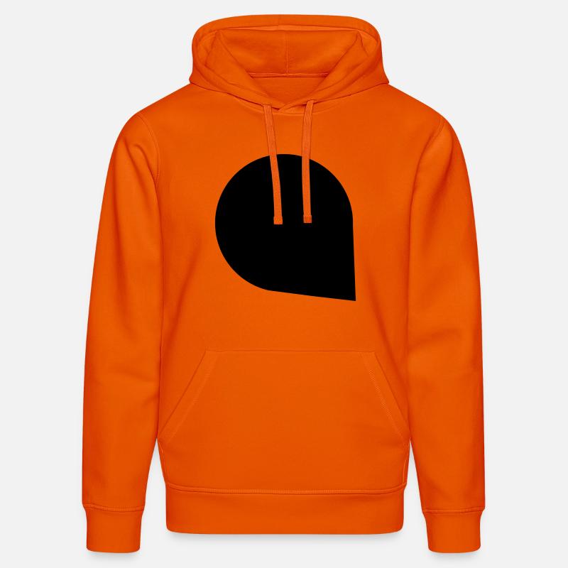 info-bulle Bubble message Discuter - Sweat à capuche bio DRUMMER Stanley/Stella Unisexe - orange profond