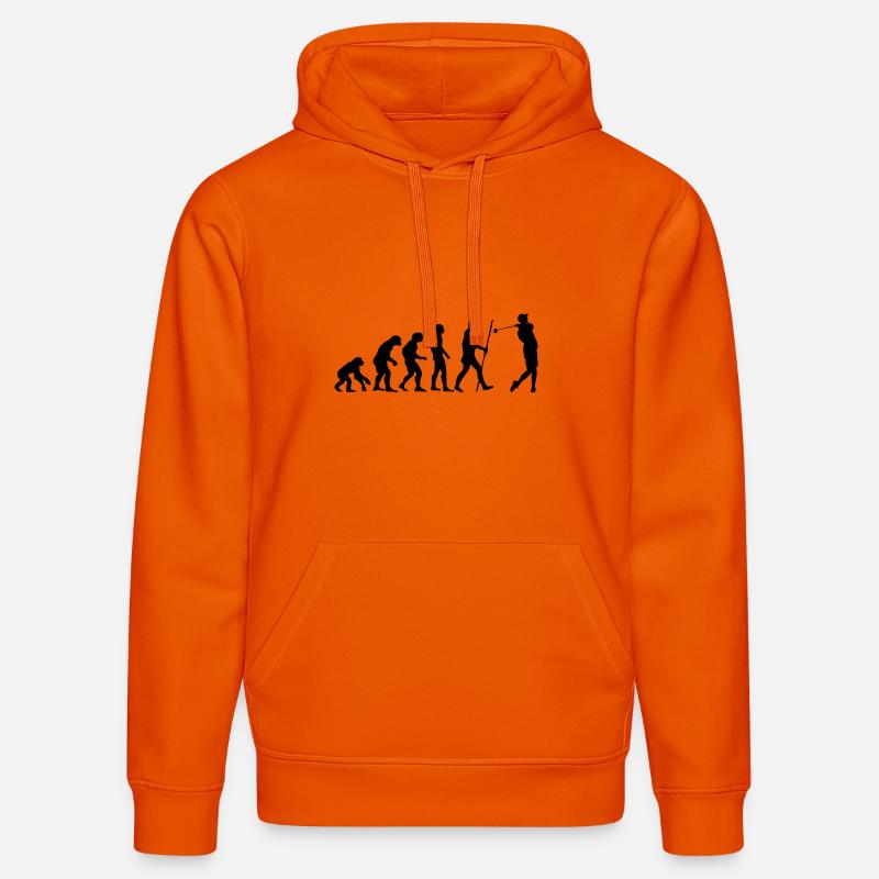 Evolution Golf comme un cadeau - Sweat à capuche bio DRUMMER Stanley/Stella Unisexe - orange profond