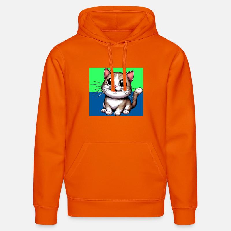 chat - Sweat à capuche bio DRUMMER Stanley/Stella Unisexe - orange profond