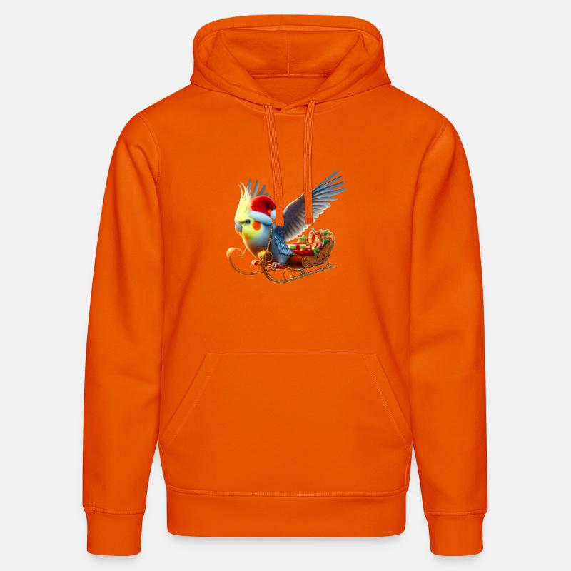 Nymphe de Noël (02) - Sweat à capuche bio DRUMMER Stanley/Stella Unisexe - orange profond