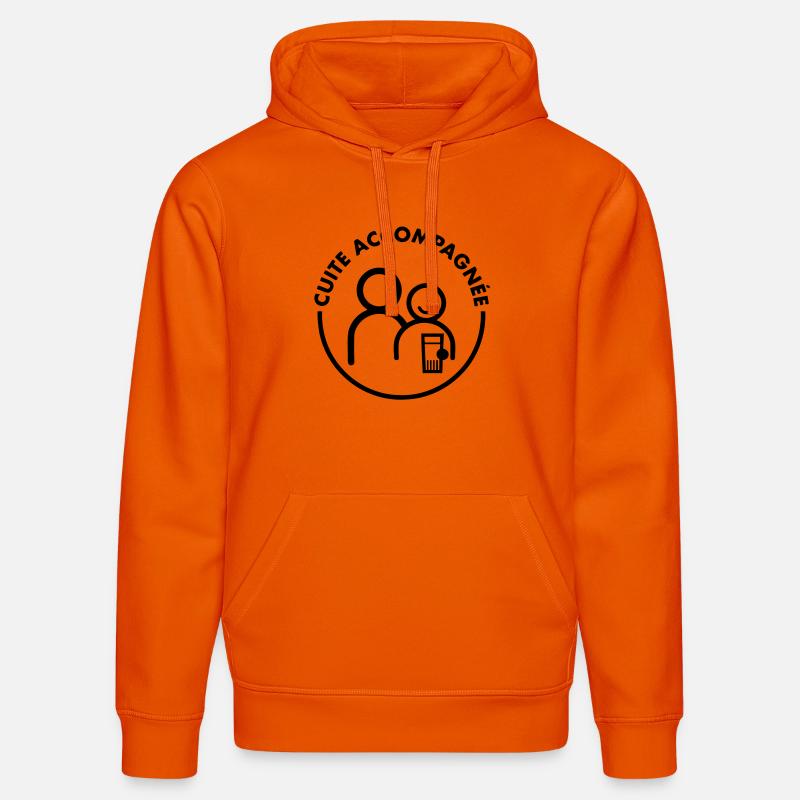 Cuite Accompagnée v2 (1c) - Sweat à capuche bio DRUMMER Stanley/Stella Unisexe - orange profond