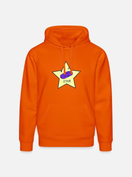 Soapstar - Stanley/Stella DRUMMER Unisex Organic Hoodie - bright orange