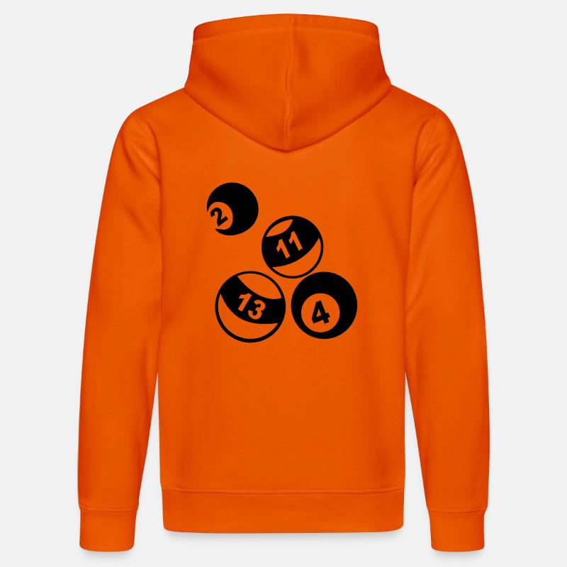 Billard - Sweat à capuche bio DRUMMER Stanley/Stella Unisexe - orange profond