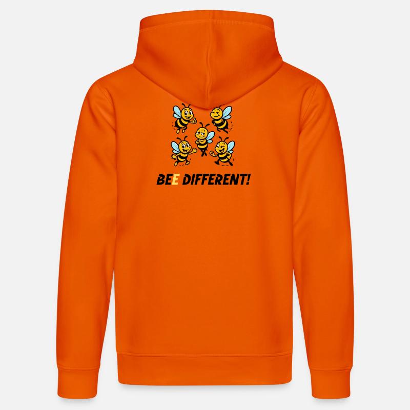 SOYEZ DIFFÉRENT ! - Sweat à capuche bio DRUMMER Stanley/Stella Unisexe - orange profond