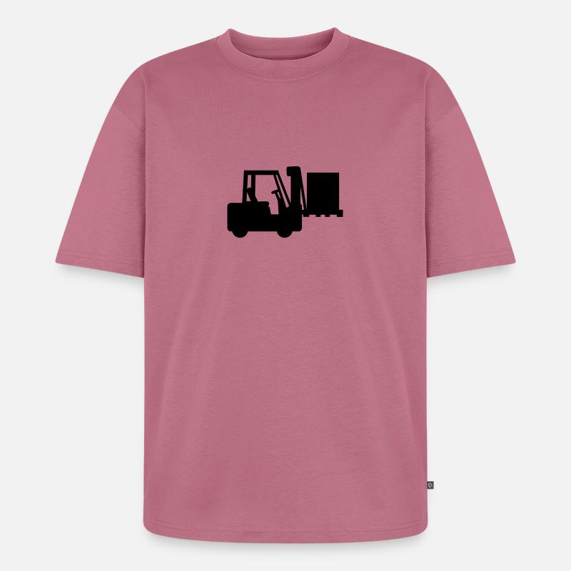 Gabelstapler - Unisex Premium Oversized Bio T-Shirt - Mauve