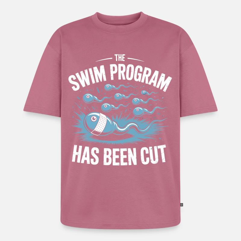 Schwimmprogramm wurde beendet - Unisex Premium Oversized Bio T-Shirt - Mauve