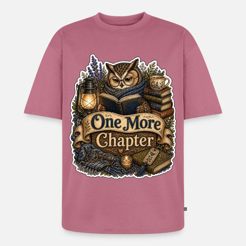 One More Chapter - Unisex Premium Oversized Bio T-Shirt - Mauve