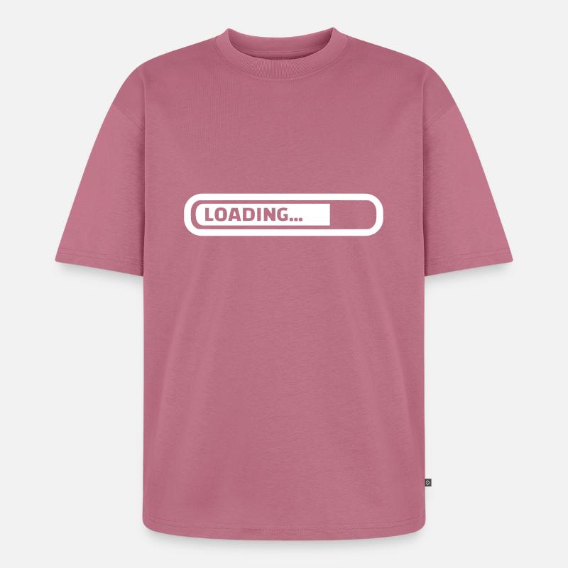 Loading - Unisex Premium Oversized Bio T-Shirt - Mauve