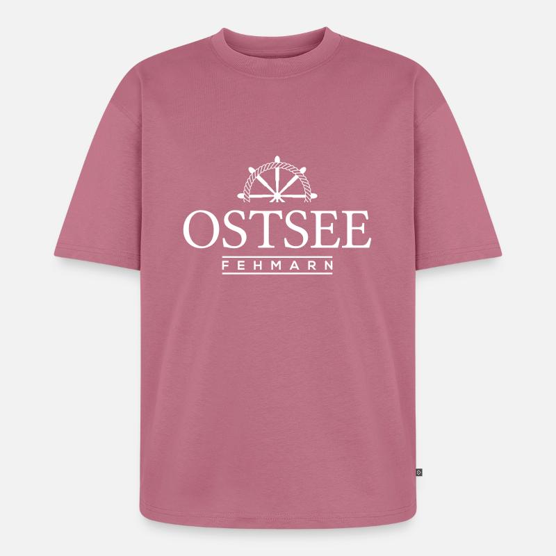 Fehmarn - Unisex Premium Oversized Bio T-Shirt - Mauve