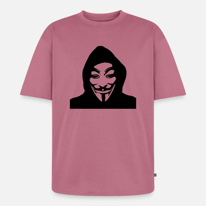 ANONYMOUS - Unisex Premium Oversized Bio T-Shirt - Mauve