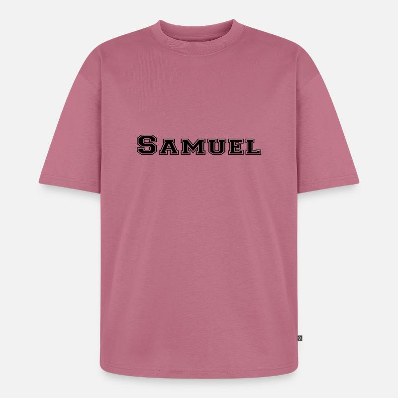 samuel - Unisex Premium Oversized Bio T-Shirt - Mauve