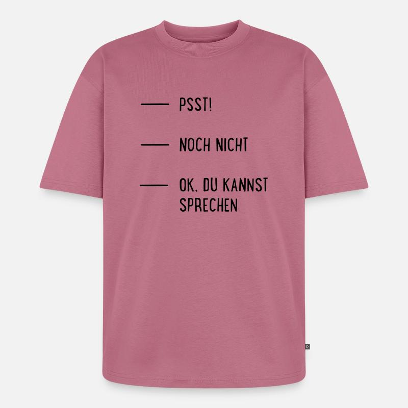 Kaffee - Unisex Premium Oversized Bio T-Shirt - Mauve