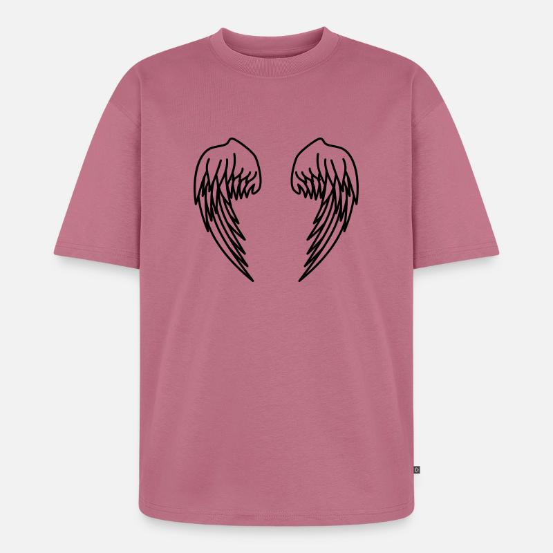 fluegel - Unisex Premium Oversized Bio T-Shirt - Mauve