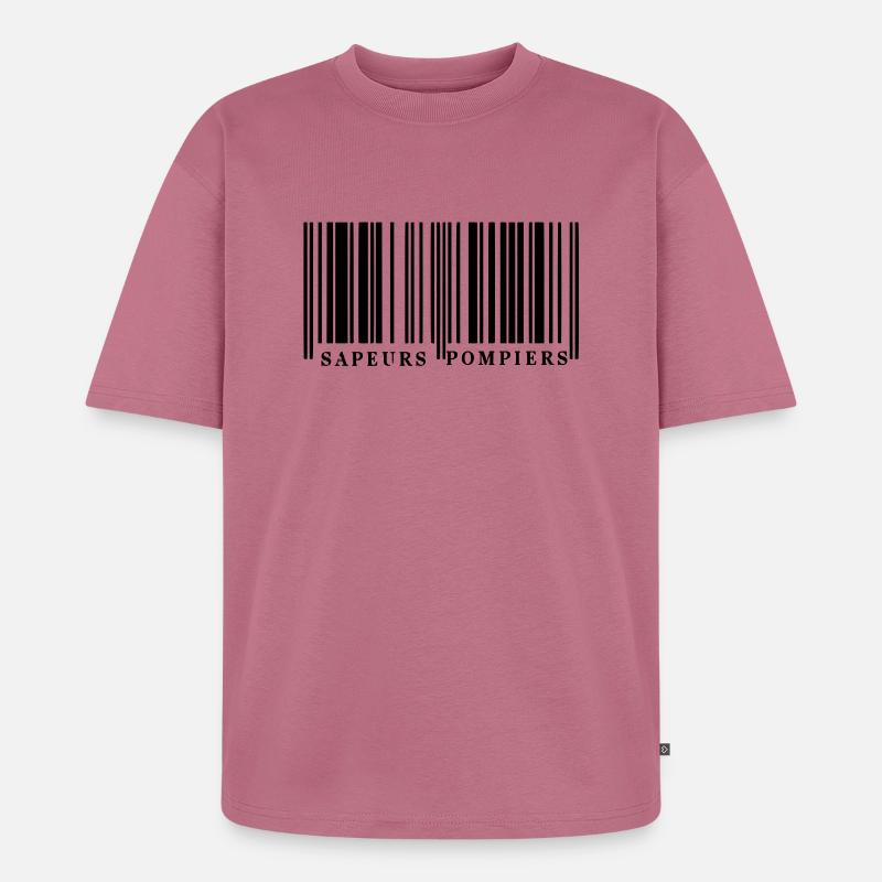 Barcode SP1 - Unisex Premium Oversized Bio T-Shirt - Mauve