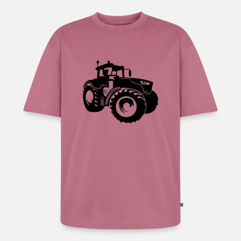 traktor - Unisex Premium Oversized Bio T-Shirt - Mauve
