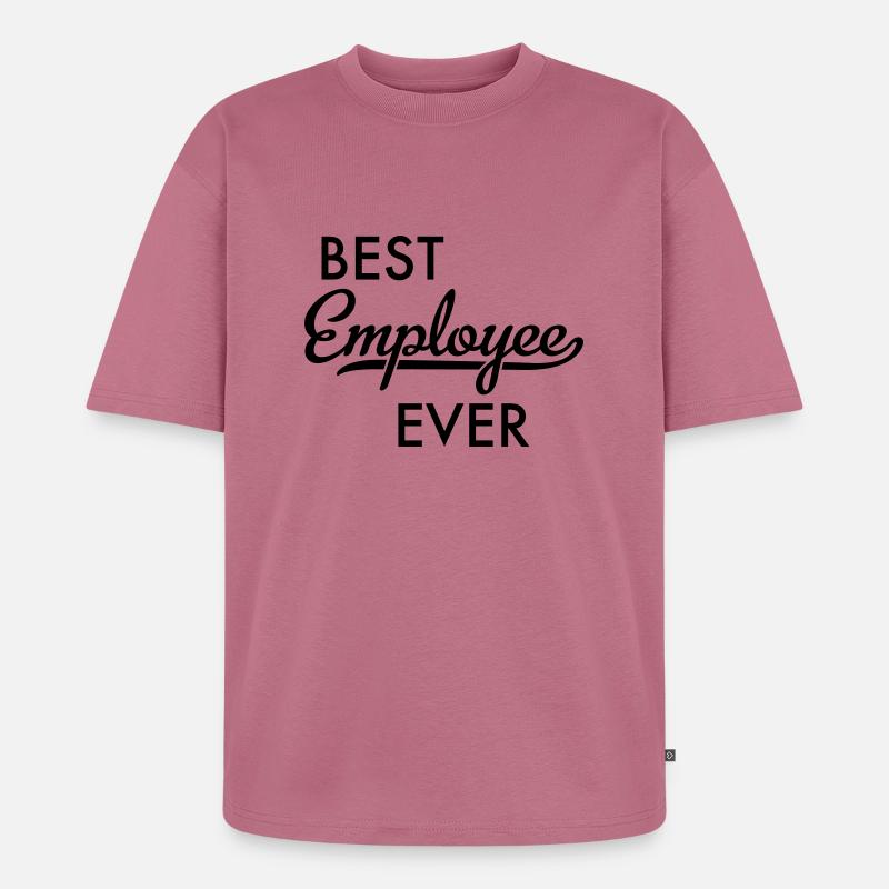 Mitarbeiter - Unisex Premium Oversized Bio T-Shirt - Mauve
