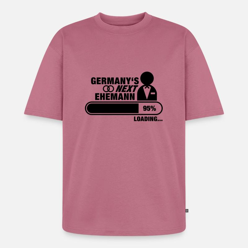 germanys_next_ehemann_f1 - Unisex Premium Oversized Bio T-Shirt - Mauve