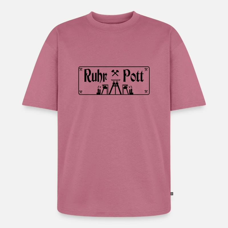 Ruhrpott - Unisex Premium Oversized Bio T-Shirt - Mauve