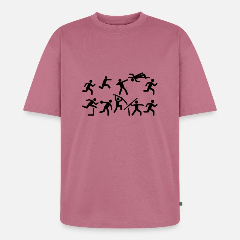Zehnkampf - Unisex Premium Oversized Bio T-Shirt - Mauve